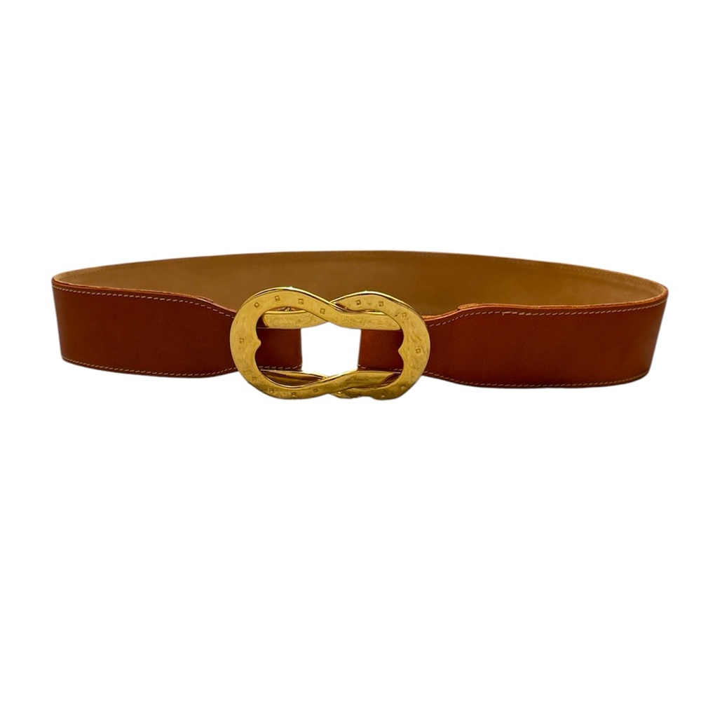 NWT J. McLaughlin Golding Cross Over Leather Belt